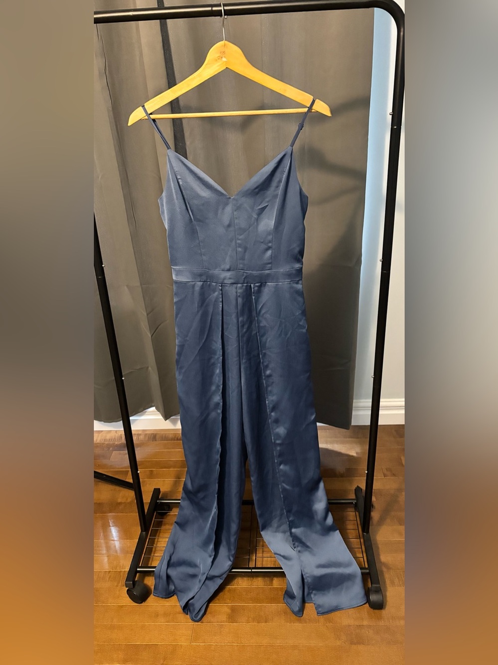Dynamite Satin Spaghetti Strap Jumpsuit
